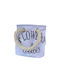 Decorative Basket Plastic Blue 15x15cm