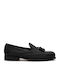 Leder Herren Mokassins in Schwarz Farbe