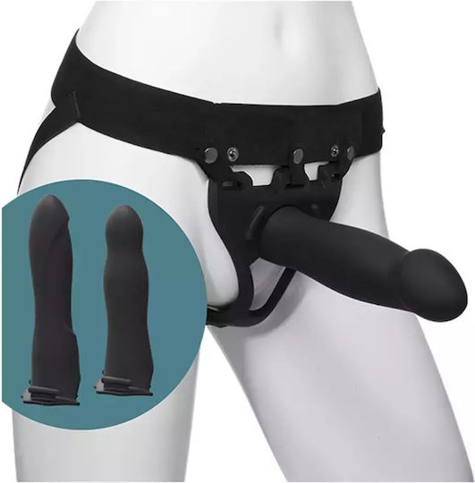 Doc Johnson Silikon Geschirr Bereit + Dildo + Fernbedienung