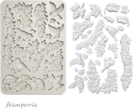 Καλούπι Σιλικόνης A5 15×21cm Stamperia House Roses Ivy