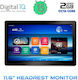 Digital IQ 11.6" Touch Screen Multimedia for Car Headrest with Bluetooth GPS