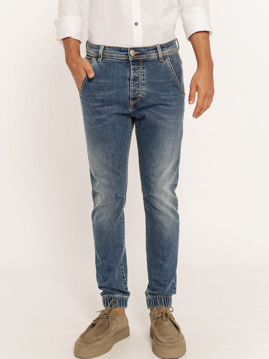 Ανδρικό Παντελόνι Τζιν Slim Fit Μπλε