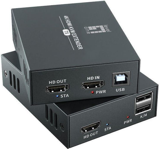 Level One HVE-8111 KVM & Data Switch με HDMI / USB