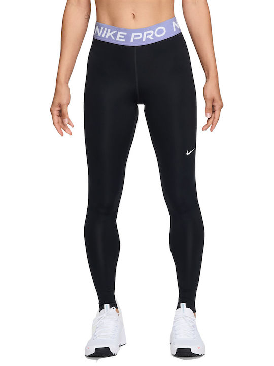 Nike Women's Capri Training Legging Dri-Fit Black, Lilac Ice - Main Image