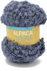 Νήμα Alpaca Boucle 50γρ Μπλε Τζιν