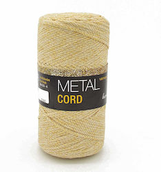 Νήμα Metal Cord 200γρ Βελονάκι Νο3.5 185μτ Μπεζ...