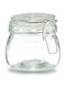 Zeller Vase General Use with Lid Glass Transparent 500ml