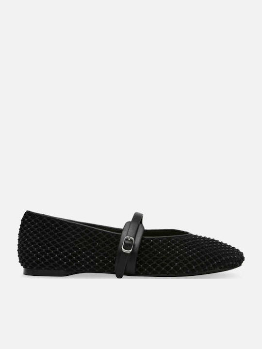 Ballerinas With strap Black
