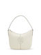 Damentasche Schultertasche Ecru