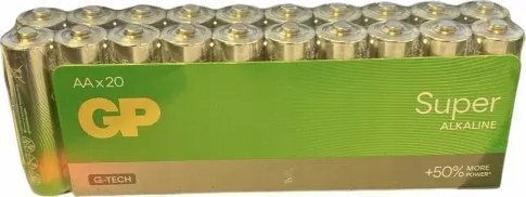 GP Batteries Baterii Alcaline AA 1.5V 20buc