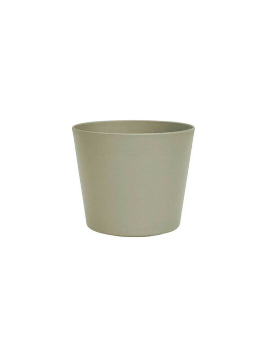 Leni Design Γλάστρα Πλαστική Khaki