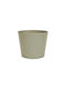 Leni Design Γλάστρα Πλαστική Khaki 14x14εκ.