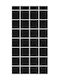 3D Wall Panel Foam Self-Adhesive Black 30x60cm