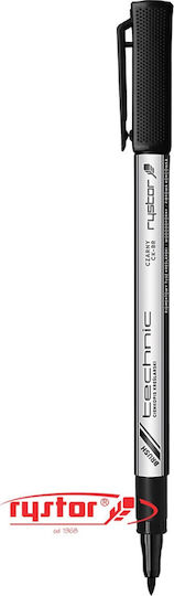 Rystor Zeichenmarker Black