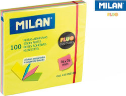 Milan Aufkleber Notizblöcke im Würfel 7,6x7,6cm