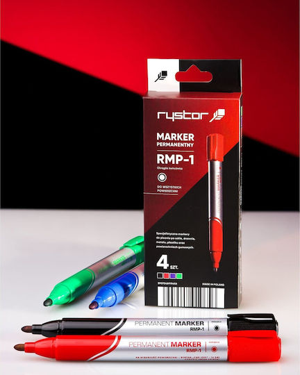 Rystor Marker Permanent 4 Colors