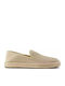 Santiago Perforated Suede Espadrille Men's Slip-Ons Beige