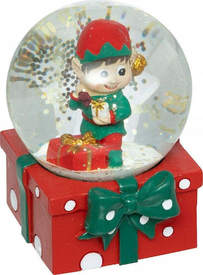Elf Weihnachts Schneekugel Dekoratives Geschenk mit Elfen 6.5x6.5x8.2cm
