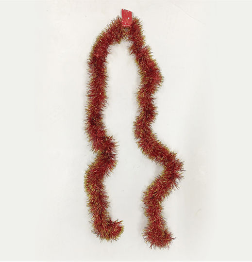 Weihnachtliche Girlande Plastik Rot 200x9cm 1Stück