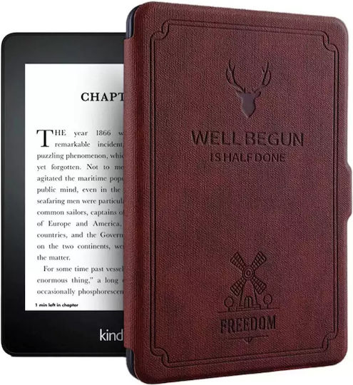Strado Flip Cover Κόκκινη (Kindle Paperwhite 1/2/3)