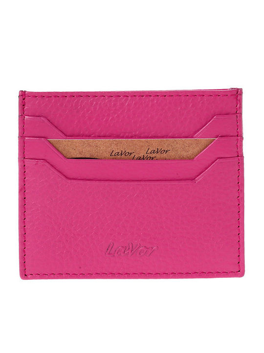 Small Leather Women's Wallet Classic with RFID Fuchsia