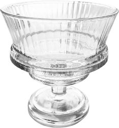 Trends Ice Cream Serving Bowl Round Glass Transparent