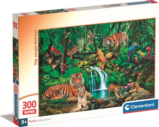 Clementoni Пъзел 300 части Супер изолация в джунглата Jungle Retreat 21721