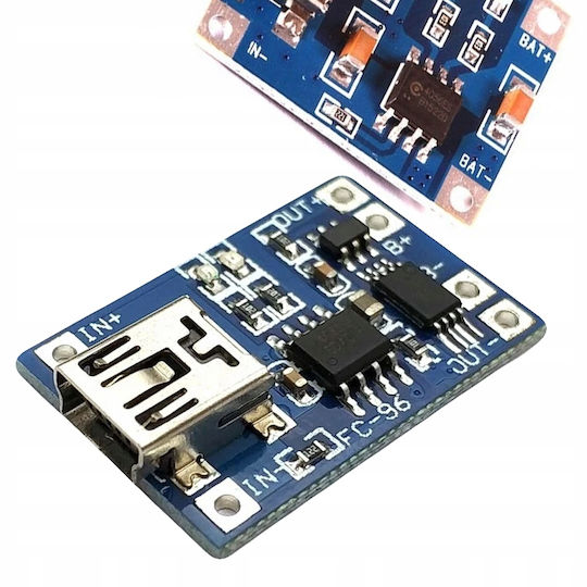 Li-Ion Akku-Ladegerät TP4056 Mini USB 5V 1A