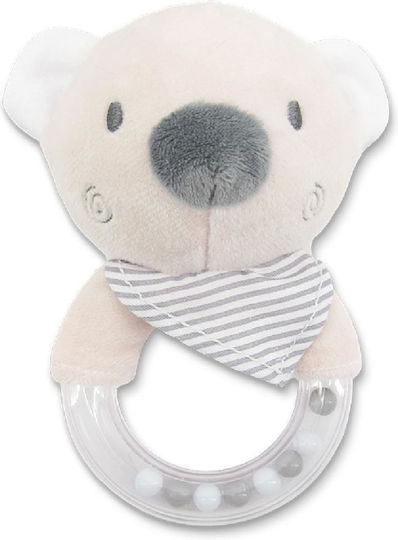 Κουδουνίστρα Δαχτυλίδι Αρκουδάκι Lorelli Rattle Ring Bear Beige Natural