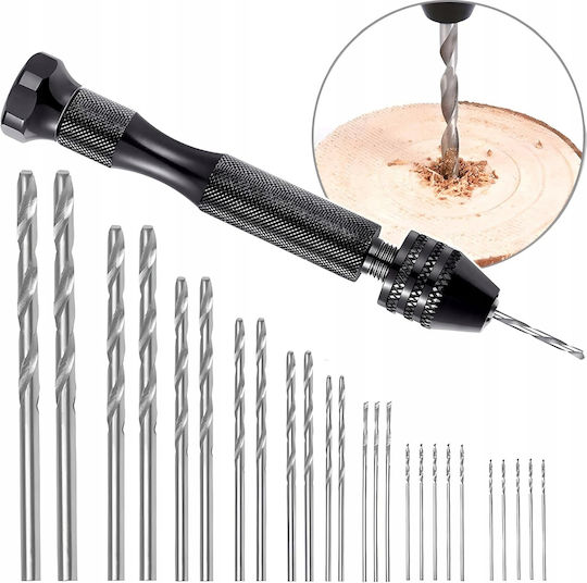 Rosfix Set of 25 Drills HSS for Wood και Metal