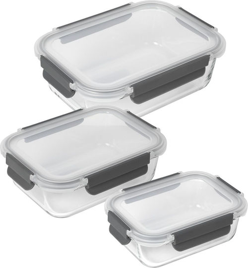 Kuhn Rikon Set Mittagsboxen Transparente 3 Stück