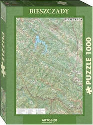 Artglob Puzzle 1000 Bieszczady Tourist Map