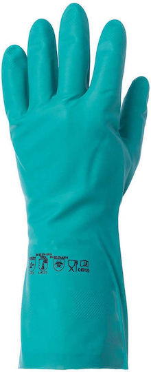Gloves for Work Green Nitrile 1pcs