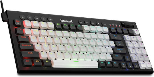 Redragon Sion K653 Gaming Μηχανικό Πληκτρολόγιο με Custom Red διακόπτες και RGB φωτισμό (Αγγλικό US)
