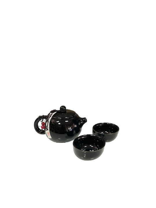 Espiel Trends Tea Set Ceramic Black 250ml 3pcs