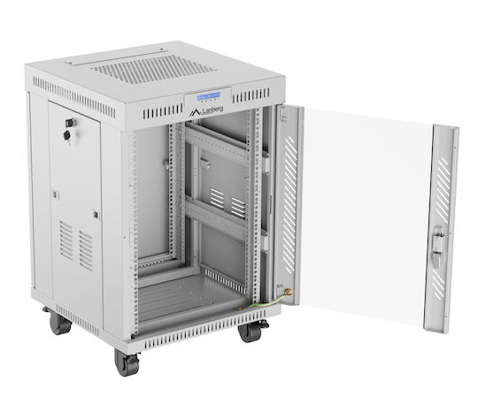 Lanberg Cu picioare Cabină Rack 15U Gri FF01-6615-12SL