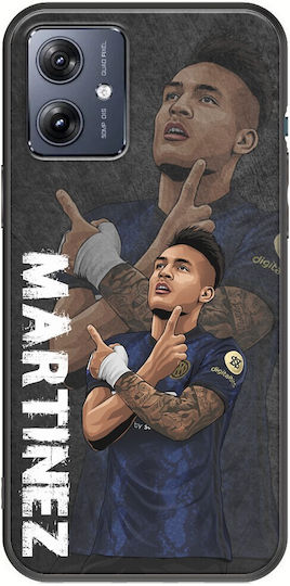 Fotbaliști Celebri Lautaro Martinez Motorola Moto G54 5G Negru TPU Silicon Negru
