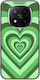 Latte Love Green Xiaomi Redmi Note 14 Pro 5G Black TPU Black Silicone