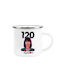 Koupakoupa Mug Metallic White 360ml