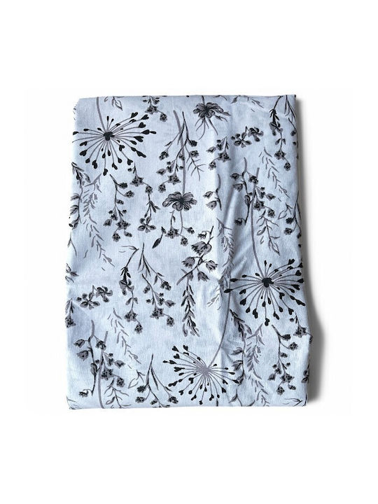 To megalo pazari Bettlaken Doppelter mit Gummiband 140x200+30cm. Il-line Gray