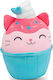 PCMerch Λούτρινο Γατάκι Ice Cream Cat Pink 23 εκ.
