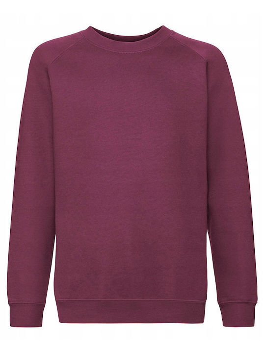 Fruit of the Loom Παιδικό Φούτερ Burgundy