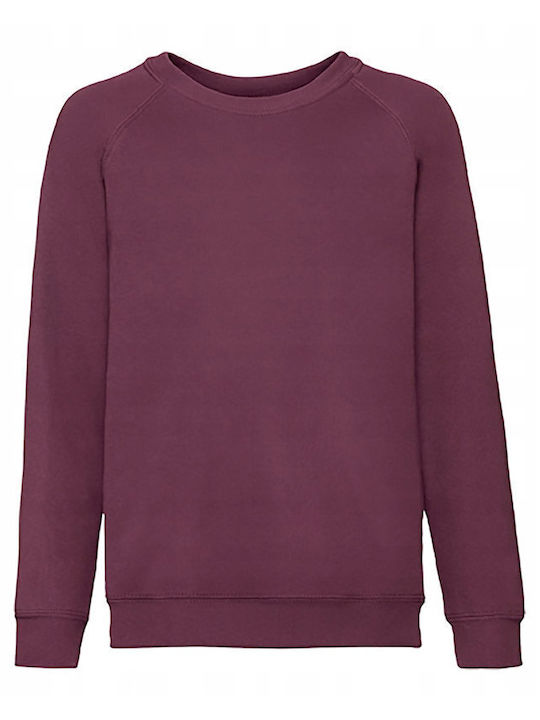 Fruit of the Loom Παιδικό Φούτερ Burgundy
