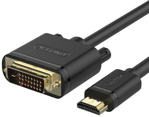 Unitek Y-C219E Convertor HDMI masculin la DVI-I feminin