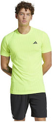 adidas FreeLift Tennisbekleidung Gelbe Bluse