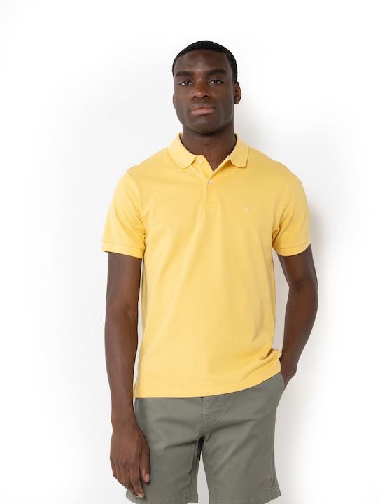 The Bostonians Polo Μπλούζα Κοντομάνικη Κίτρινο