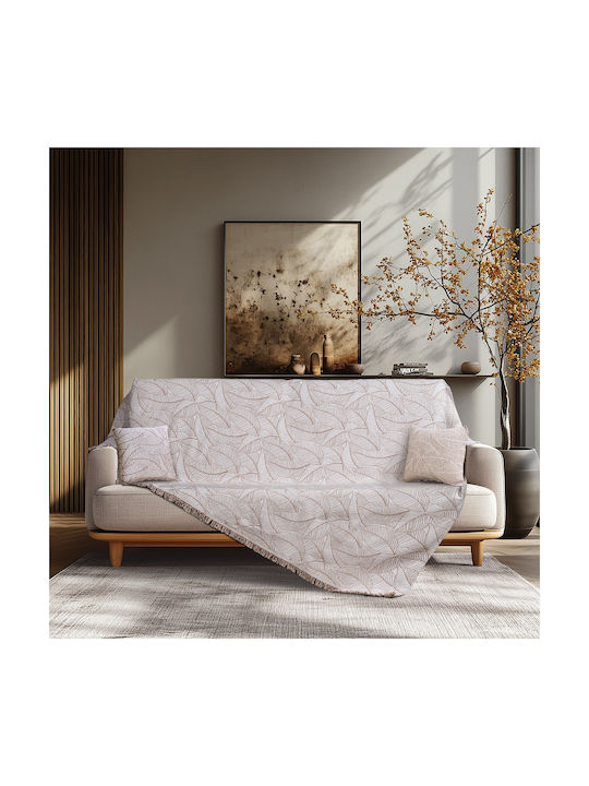 Beauty Home Διακοσμητική Μαξιλαροθήκη 8700 Αμμού 40x40εκ.