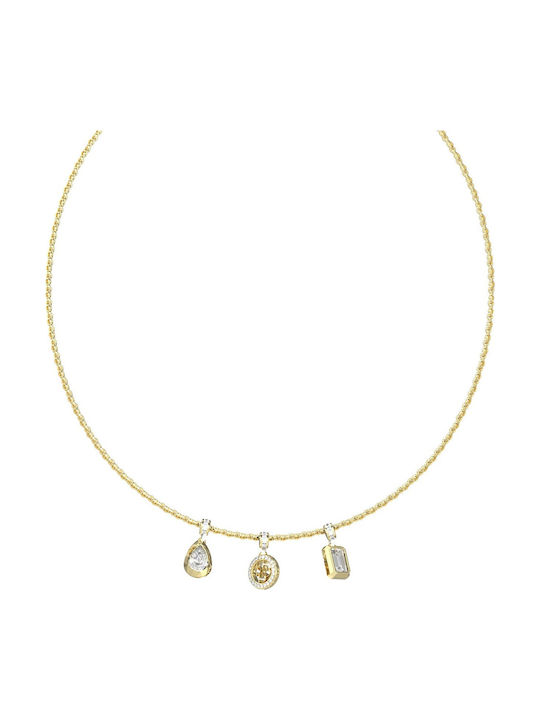 Guess Necklace From Gold Plated Steel