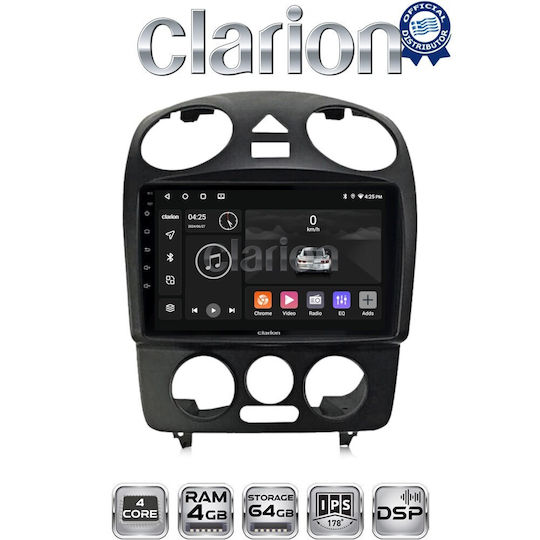 Clarion Sistem Audio Auto pentru Volkswagen Gândac 2003 > 2010 (Bluetooth/USB/WiFi/GPS/Apple-Carplay/Android-Auto)