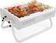 Folding Stainless steel Portable Charcoal Grill 47.5cmx30.5cm